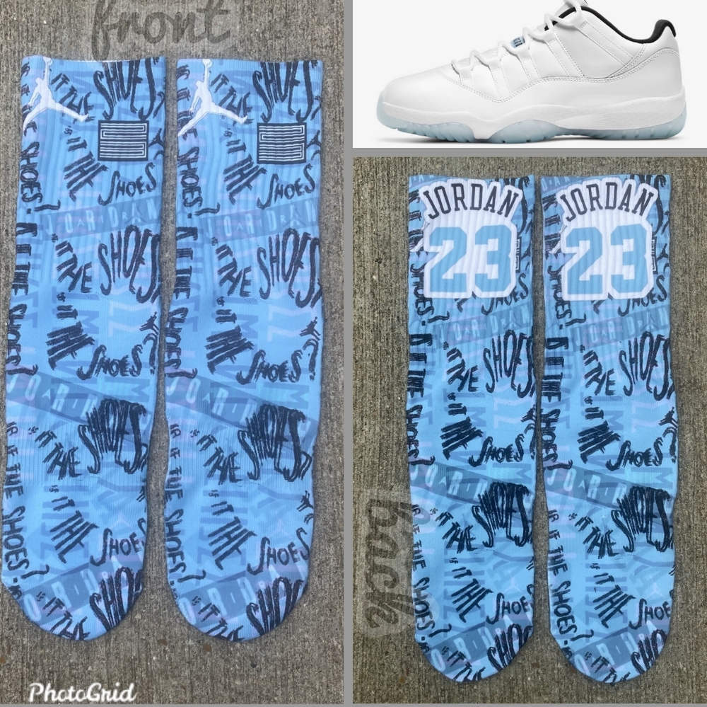 11 low legend blue socks
